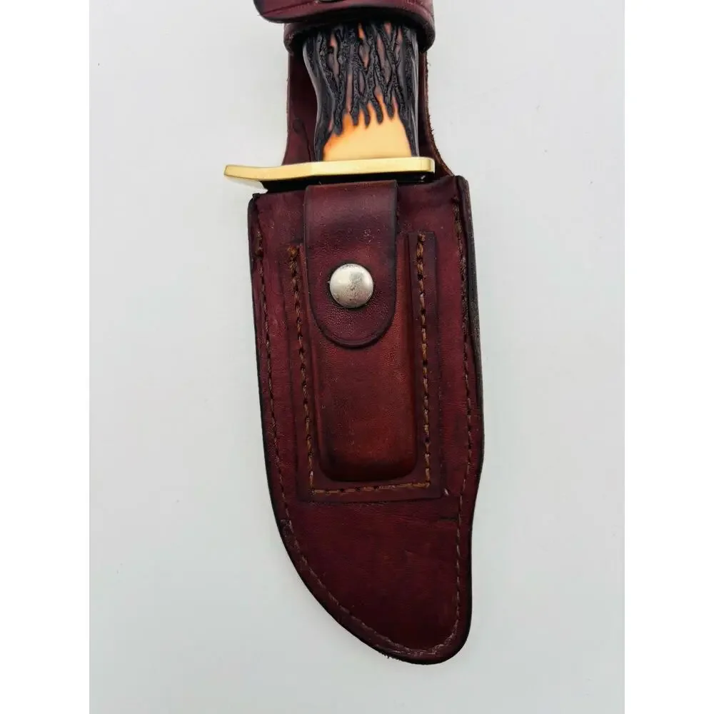 Vintage/RARE Schrade 171UH Fixed Blade Knife With Sheath Good Condition